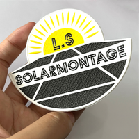 Fournisseur de patchs souples d'impression d'écran en soie à transfert élevé Étiquettes en Tpu de logo 3d en relief personnalisées pour vêtement