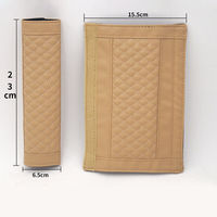 CR Housse de protection universelle en cuir souple et confortable pour ceinture de sécurité de voiture, 4 accessoires intérieurs, vente chaude