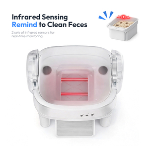Litière automatique pour chat avec protection ultra-sûre, contrôle par application, grande capacité, <span class=keywords><strong>robot</strong></span> litière pour plusieurs chats de grande taille - Product Image 2