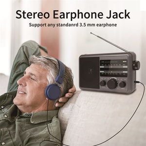 Grand bouton stéréo prise écouteur AC DC <span class=keywords><strong>Radio</strong></span> à Transistor Portable pour le jardinage - Product Image 5
