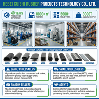 Perfil de sellado de esquina de PVC autoadhesivo ignífugo y aislante de humo, burletes triangulares para puertas, perfil de coextrusión blando y rígido