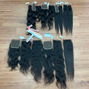 Prix d'usine Offre Spéciale cheveux vietnamiens bruts cheveux humains 2x6 4x4 5x5 Swiss HD Lace Closure en stock - Product Image 6