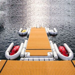 Mini station d'amarrage flottante, quai pour jet-ski, quai pour bateau, marina, ponton flottant gonflable, quais gonflables pour bateau - Product Image 3