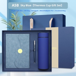 Coffret Cadeau de Luxe Personnalisable <span class=keywords><strong>pour</strong></span> Promotion d'Entreprise - Carnet, Tasse Thermos, <span class=keywords><strong>Stylo</strong></span>, Bouteille - Boîte Cadeau - Product Image 6