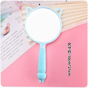 Custom Logo Square Handheld Makeup <b>Mirror</b> Portable Plastic Handle Cosmetic <b>Mirror</b> for Women - Product Image 6