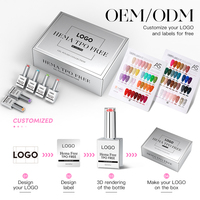 AS 15 ml TPO Sans Gel Couleur Fabricant Marque Privée Naturel HEMA Sans Kit de Vernis Gel Créez Votre Propre Marque