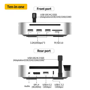 בסיס תחנת עגינה מינימלי4, מסך הקרנה hd dp120hz תחנת עגינה התפשטות מחשב כונן קשיח - Product Image 2