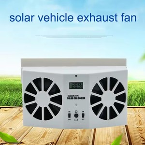 Xe Hệ Thống Làm Mát Năng Lượng Mặt Trời Bảng Điều Khiển Điện Cửa Sổ Xe Cooler <span class=keywords><strong>Fan</strong></span> Tự Động Không Khí Vent Thông Gió <span class=keywords><strong>Fan</strong></span> Năng Lượng Mặt Trời Tản Nhiệt 2 Người Hâm Mộ - Product Image 2