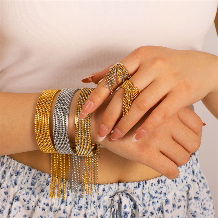 316l stainless steel 18k gold mecklace