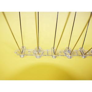 Chine 500mm * 23mm filet de sécurité anti oiseau pointe pigeon défense pointes anti oiseau en plastique pointes installation - Product Image 5