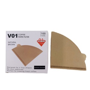 Meilleure vente 100 pièces <span class=keywords><strong>filtres</strong></span> à café papier cône papier filtre naturel pour café filtre jetable goutte à goutte papier filtre pour expresso - Product Image 6