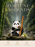 Statue élégante de panda géant en cuivre avec motif en bambou naturel pour cadeaux d'affaires et intérieurs sophistiqués