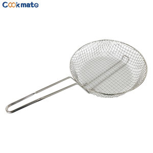 Poulet frit Cuisson Cesta Par Freir Fil Maille Panier À Frites Avec Poignée - Product Image 1