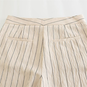 <span class=keywords><strong>Pantaloni</strong></span> TAOP&ZA 2023 Nuovi <span class=keywords><strong>Pantaloni</strong></span> da <span class=keywords><strong>Donna</strong></span> Eleganti Versatili a Vita Alta Slim Fit a Righe Dritti Casual 5247022 - Product Image 5