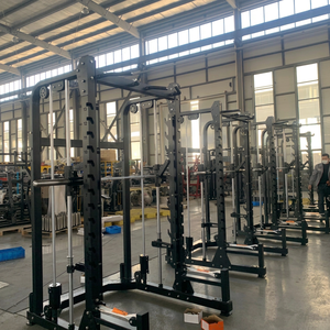 Équipement de musculation professionnel : Machine Smith, Half Rack avec Lat Pull-Down/LOW ROW, Équipement de fitness multifonctionnel - Product Image 6
