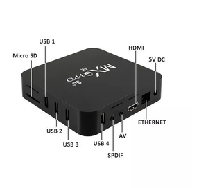 Boîtier décodeur TV <span class=keywords><strong>MXQPRO</strong></span> <span class=keywords><strong>4k</strong></span> Rockchip RK3128 boîtier TV Android 2.4G 5G WiFi 2 Go RAM 16 Go ROM lecteur multimédia décodeur TV <span class=keywords><strong>MXQPRO</strong></span> - Product Image 4