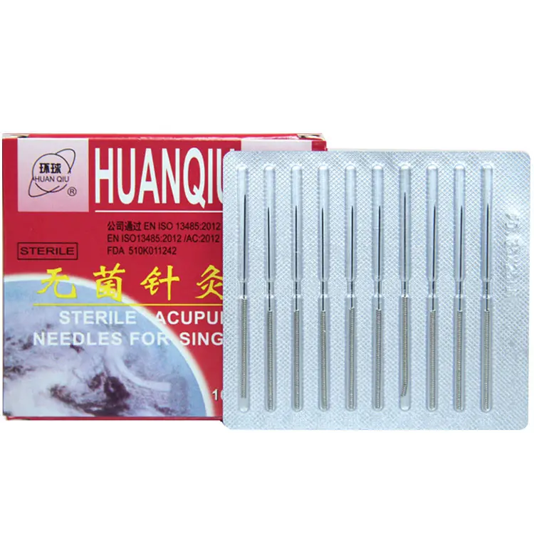 Blessfun Trung Quốc Truyền Thống HuanQiu Dùng Một Lần Vô Trùng Châm Cứu Needles ZhenJiu Kim Cho Sử Dụng Duy Nhất 100 Cái Mỗi Gói