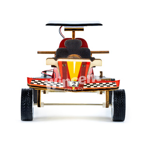 Kit de voiture en bois 3D à énergie solaire, jouet d'assemblage DIY, expérience scientifique STEM, <span class=keywords><strong>cadeau</strong></span> éducatif pour les enfants et les adultes de 8 à 12 ans - Product Image 3