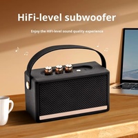 Nouvelle enceinte Bluetooth sans fil d'extérieur W4. Son puissant et profond, portable, avec poignée, parfait pour les fêtes, les voyages et les aventures.