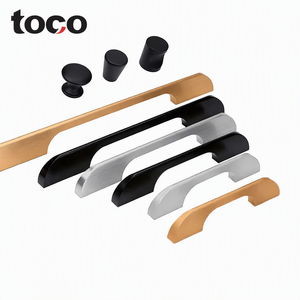 TOCO kolu dış kapı Modern mutfak dolapları alüminyum profil ahşap çeker mobilya aksesuarları - Product Image 1