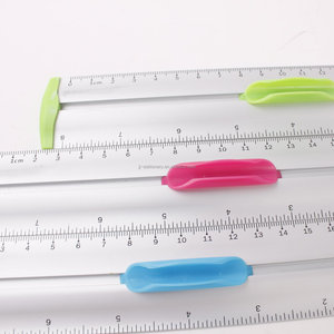 Logo personalizzato all'ingrosso 20/30cm righello in alluminio con matita matematica <span class=keywords><strong>geometria</strong></span> per ufficio scuola forniture di cancelleria per bambini studenti - Product Image 3