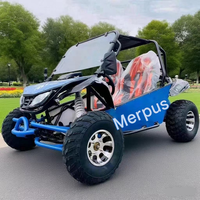 Kart tout-terrain robuste 200cc à refroidissement par air, CVT, frein à disque hydraulique, idéal pour l'aventure en extérieur - Offre Spéciale