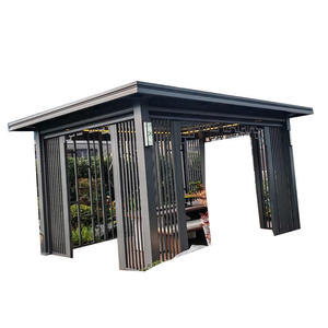 Fabricant de gazebos en aluminium fournissant des pavillons extérieurs personnalisés pour les projets de construction de jardins, de patios, de parcs et de paysagisme - Product Image 4