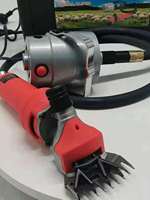 Hochwertige Schafschermaschine Rot für Ziegen und Schafe – Elektrische Wollschere und Schafscherer