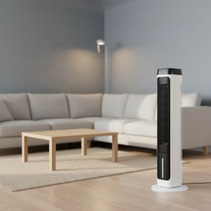 <span class=keywords><strong>Ventilateur</strong></span> de tour sur pied électrique silencieux à 4 vitesses de haute qualité de 40 pouces avec réservoir d'eau pour la maison - Product Image 3