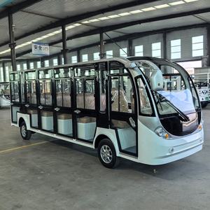 LUHUAN alimentado por batería 6 filas 15 plazas pasajero ciudad vehículo turista lanzadera eléctrica Mini turismo autobús Coche - Product Image 5