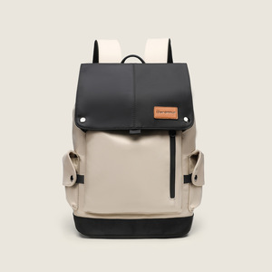 Mochila para Portátil Gerannur G9007 de Color Sólido con Compartimento para Portátil, Bolsa de Viaje Casual para Uso Diario - Product Image 4