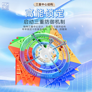 Meilong 10x Magnetic Magic Cube V2 High Speed <b>Puzzle</b> For Youth - Product Image 3