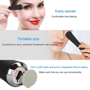 2024 uso doméstico Mini cuidado de la piel palos de ojos faciales varita de belleza eliminación de arrugas terapia de luz roja Facial masajeador antiedad - Product Image 6