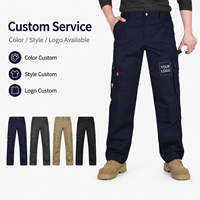 Salopette de travail industrielle robuste multi-poches, combinaison de sécurité pour mécanicien, pantalon de protection du travail, logo personnalisé OEM