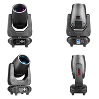 Lumière de tête mobile à faisceau RGB 300W 14R avec effet halo DMX512 pour DJ Club Scène Disco Spectacle en direct Équipement de boîte de nuit
