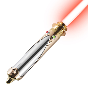 Sabre laser Neopixel RGB inspiré de l'Empereur <span class=keywords><strong>Palpatine</strong></span> (Darth Sidious) avec poignée métallique pour le cosplay - Product Image 4