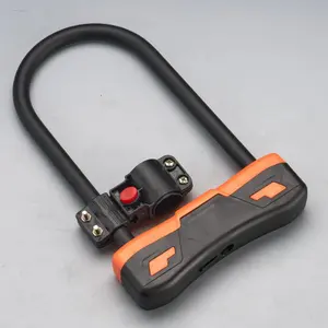 Professional Factory Bicycle U Shape Lock With Bracket For Motorbike And Bicycle