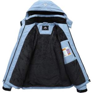 Veste de ski pour femme Moerdeng, imperméable, à capuche, manteau d'hiver, isolation synthétique, veste de snowboard - Product Image 6