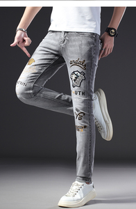 All'ingrosso 2023 modello di stile pantaloni elastici Slim <span class=keywords><strong>Jeans</strong></span> da <span class=keywords><strong>uomo</strong></span> - Product Image 4