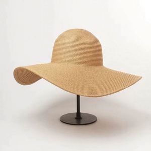 Sombrero de Sol de Ala Ancha Flexible y Económico para Mujer, Sombrero de Verano de Paja para Ciclismo y Viajes - Product Image 5