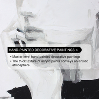 Décoration murale sur toile faite main, paysage abstrait moderne à texture 3D, tableau luxueux arbre de vie à feuille d’or