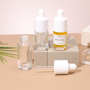 Chất lượng cao 20ml 30ml thủy tinh trong suốt Chai Xi lanh hình dạng tinh dầu Huyết thanh lọ cho chăm sóc da mỹ phẩm Hot Bán - Product Image 2