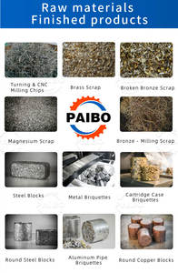 Machine de briquetage à double sortie en aluminium <span class=keywords><strong>pour</strong></span> le briquetage rapide à grande vitesse des métaux de rebut, presse à poudre d'aluminium - Product Image 2