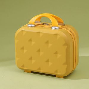 <span class=keywords><strong>Valise</strong></span> de mode en ABS de 14 pouces avec fermeture éclair et sac de rangement pour maquillage - Product Image 1