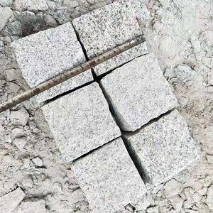 G603 Pavé <span class=keywords><strong>en</strong></span> granit 10x10 cm <span class=keywords><strong>Pierre</strong></span> grise dégringolée de style moderne pour <span class=keywords><strong>allée</strong></span> et aménagement paysager - Product Image 4