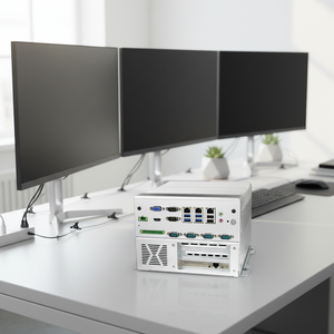 PC Industriale Compatto con 6 Porte Seriali, Display Doppio 4K HDMI+VGA -40~70 ℃   Mini PC Industriale Intel 6a/7a Generazione I3/i5/i7 - Product Image 4