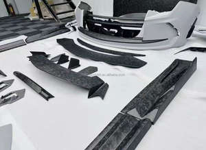Kit carrosserie MSY Style pour <span class=keywords><strong>Lamborghini</strong></span> URUS, kit large en fibre de carbone sèche, pare-chocs avant, pare-chocs arrière, échappement central, pare-chocs de voiture - Product Image 4