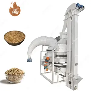 Máquina descascarilladora de semillas de girasol pequeñas, máquina descascaradora de cáscara de avena cruda, máquina descascaradora de avena