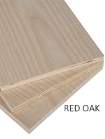 Contreplaqué en placage de bois naturel chêne rouge/blanc pour meubles, qualité supérieure, émission de formaldéhyde E1, design moderne