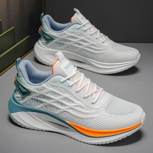 Nuove <span class=keywords><strong>Scarpe</strong></span> da <span class=keywords><strong>Uomo</strong></span> Primaverili Estive Traspiranti con Lacci, Sneakers in Rete Sottile, Suola Morbida Antiscivolo, Tomaia in PU, <span class=keywords><strong>Scarpe</strong></span> da Corsa <span class=keywords><strong>Nere</strong></span> Samurai - Product Image 4